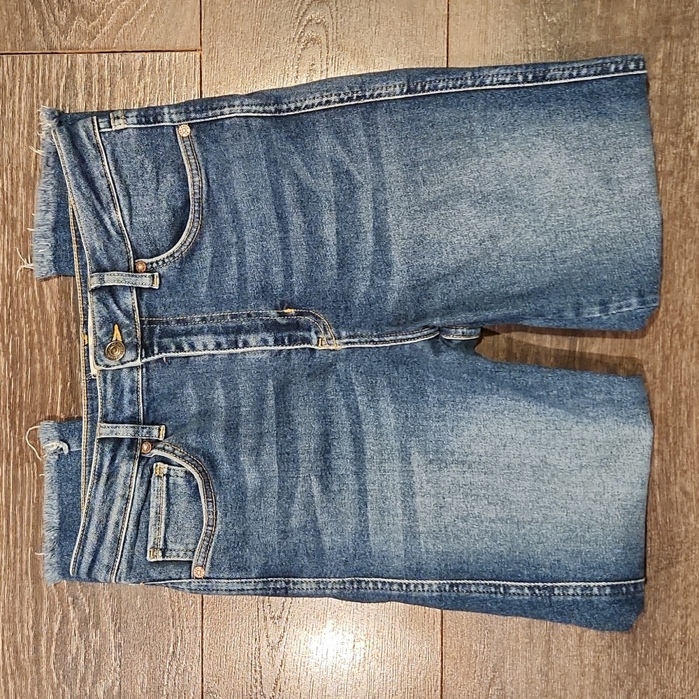 NWOT Free People High Rise Blue Denim Jeans